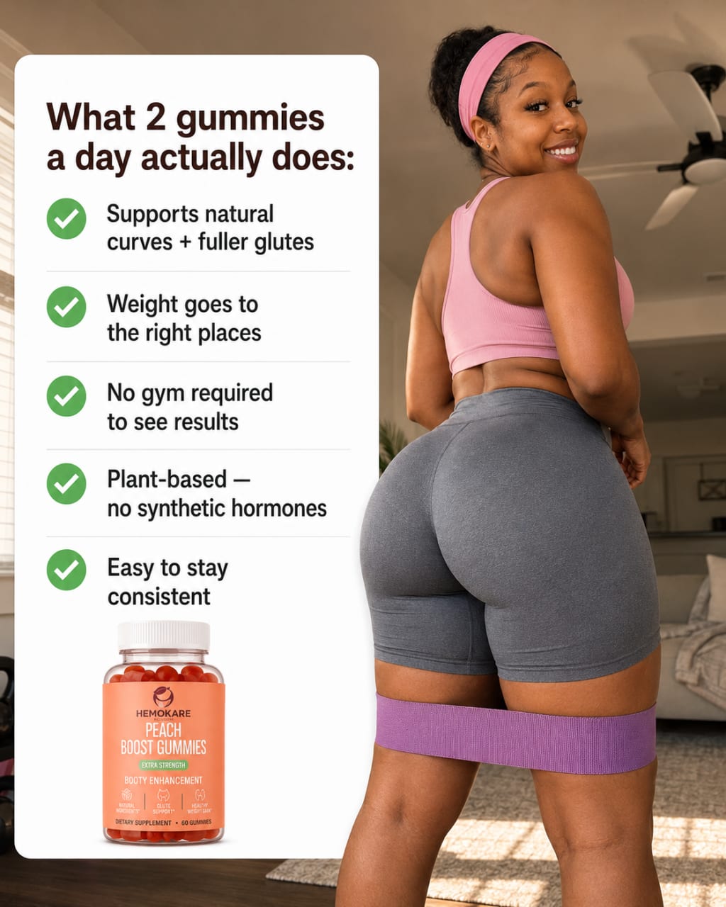 Peach Boost Gummies – Body Confidence Support