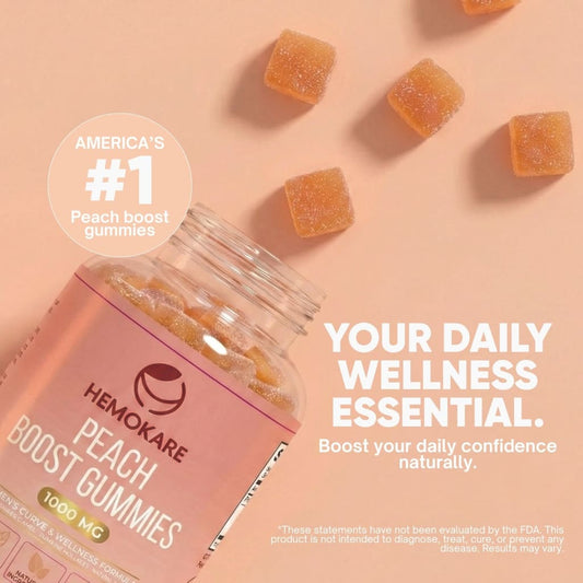 Peach Boost Gummies – Body Confidence Support