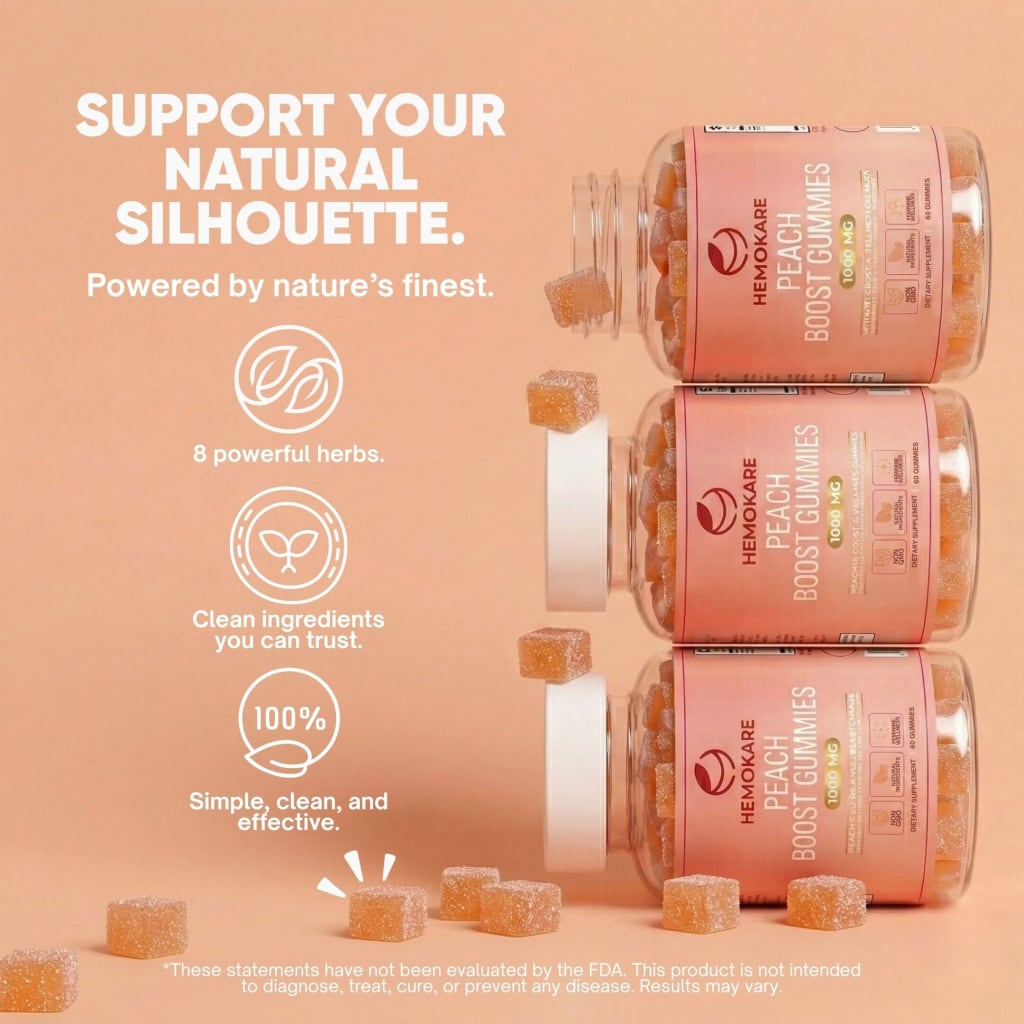 Peach Boost Gummies – Body Confidence Support