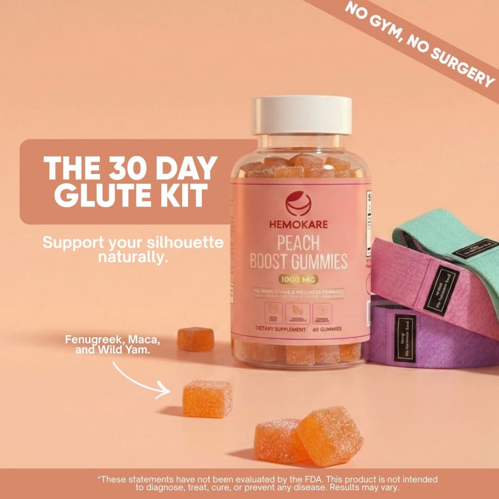 Peach Boost Gummies – Body Confidence Support
